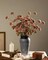 6PCS Artificial Silk Pompon Mum Flowers, Mini Chrysanthemum Ball Faux Flowers with Stems, 20 Inch Coffee Color Artificial Flowers for DIY Bouquets, Vase Arrangements, Home and Table Centerpieces
